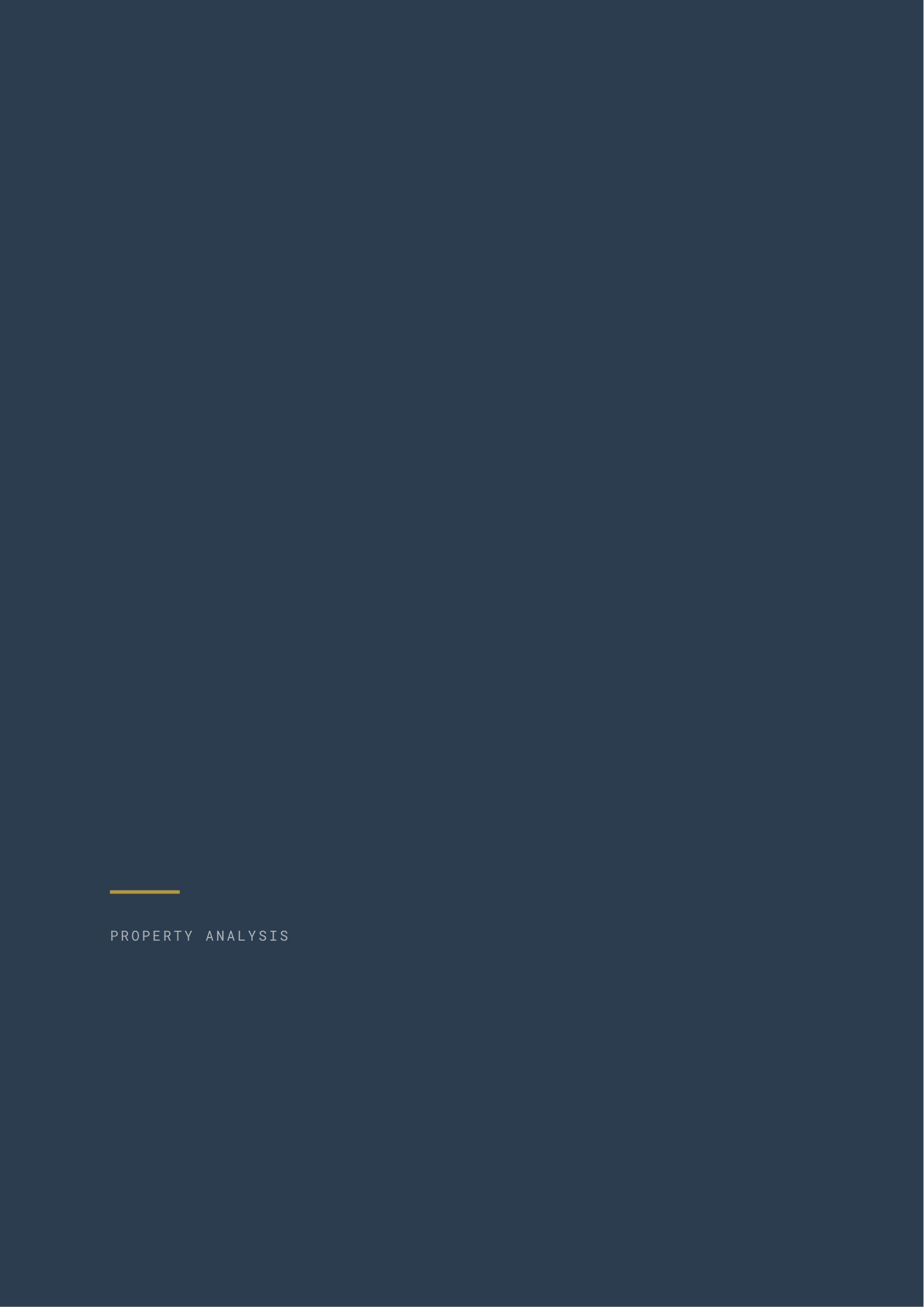 Branded property report cover