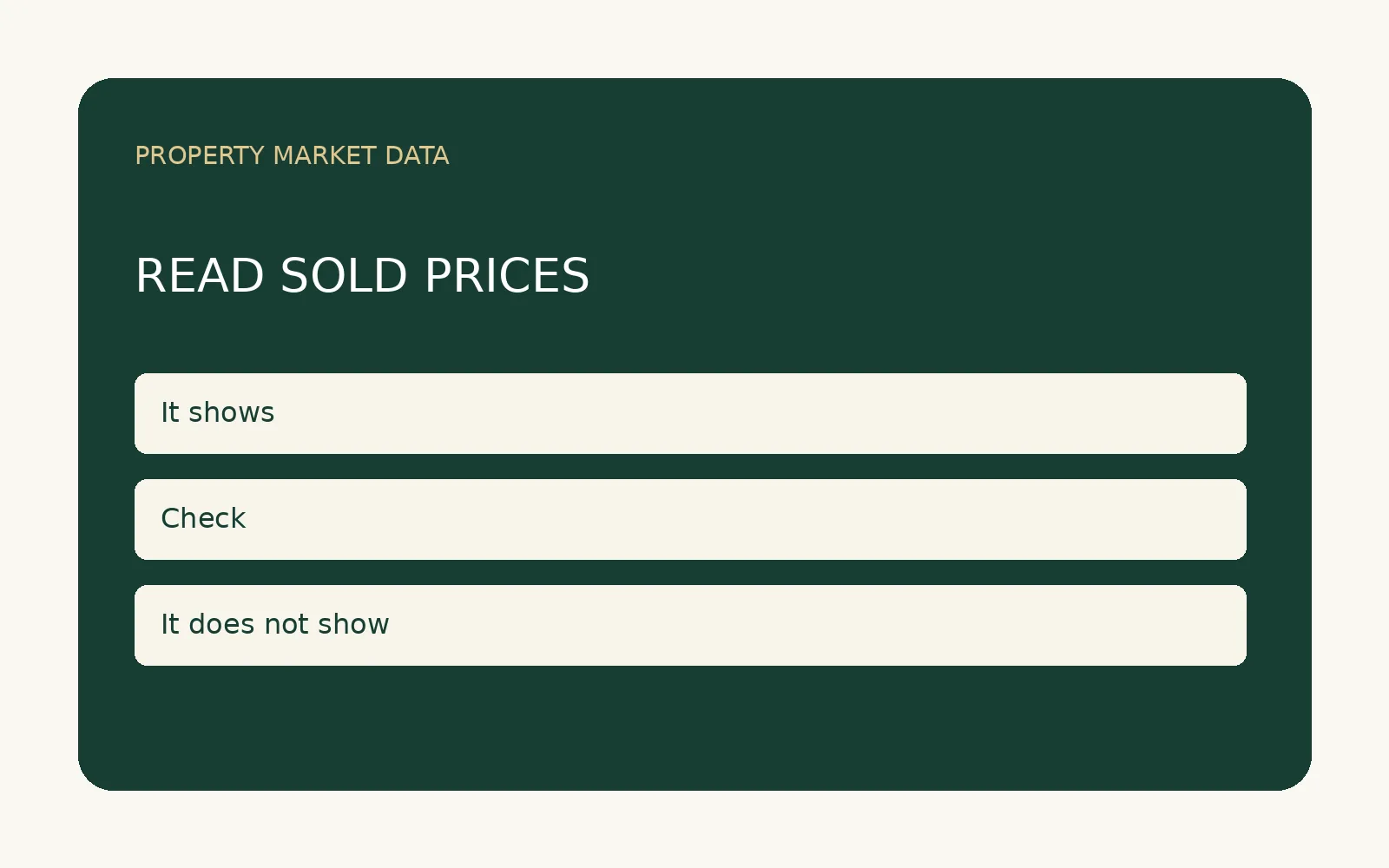 Editorial illustration introducing how to use sold house prices to value a property